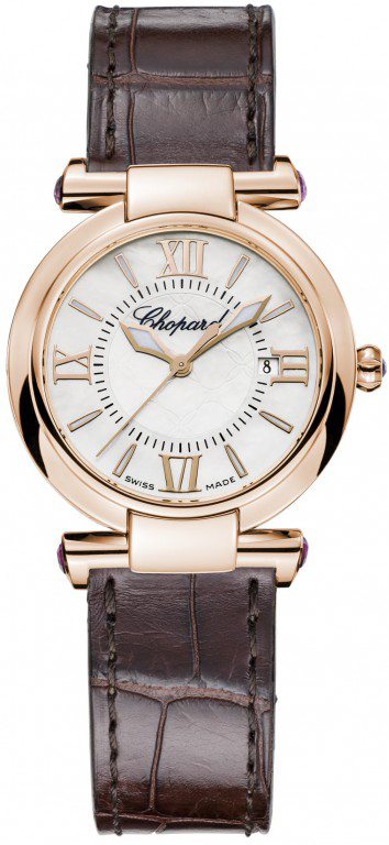 Chopard Imperiale Battery Operated Quartz White Ladies Watch 384238-5001 