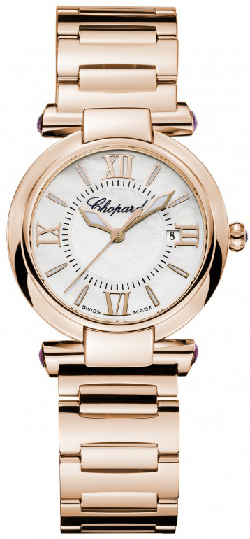 Chopard Imperiale Battery Operated Quartz White Ladies Watch 384238-5002 