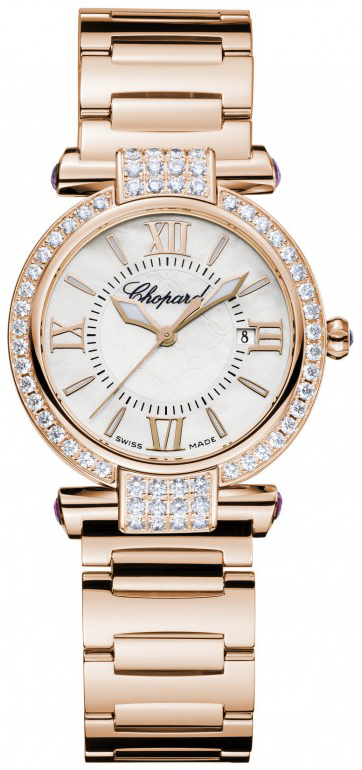 Chopard Imperiale Battery Operated Quartz White Ladies Watch 384238-5004 
