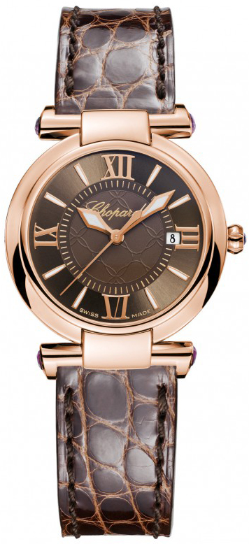 Chopard Imperiale Battery Operated Quartz Brown Ladies Watch 384238-5005 