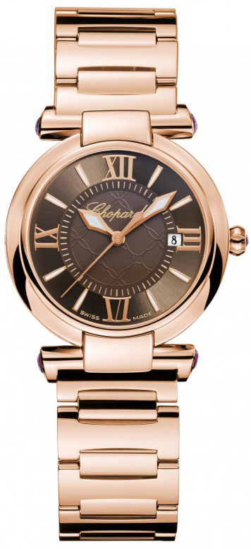 Chopard Imperiale Battery Operated Quartz Brown Ladies Watch 384238-5006 