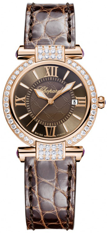 Chopard Imperiale Battery Operated Quartz Brown Ladies Watch 384238-5007 