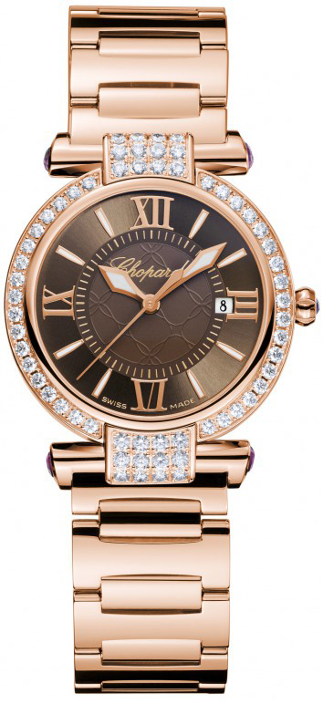 Chopard Imperiale Battery Operated Quartz Brown Ladies Watch 384238-5008 