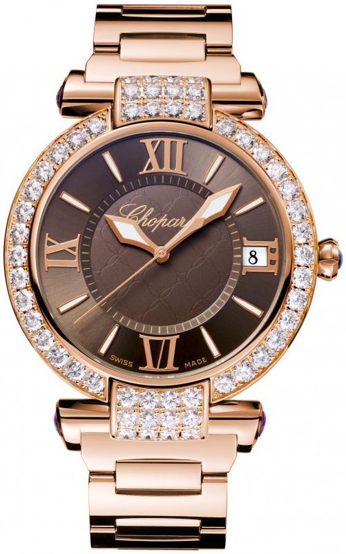 Chopard Imperiale Self winding Automatic Brown Ladies Watch 384241-5008 