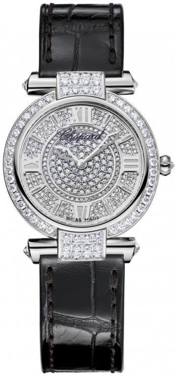 Chopard Imperiale Manual Winding Diamonds Ladies Watch 384280-1001 