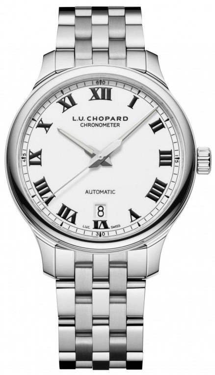 Chopard Luc Self winding Automatic Chronometer White Mens Watch 158558-3002 