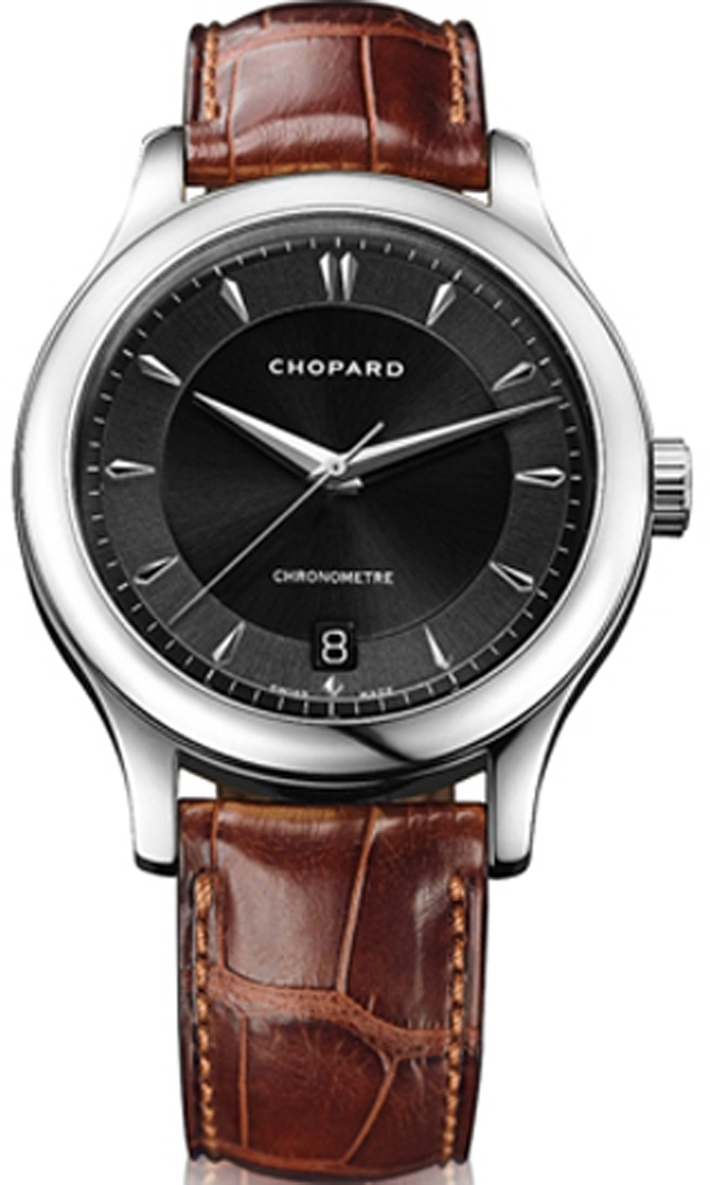 Chopard Luc Self winding Automatic Chronometer Black Mens Watch 161907-1001 