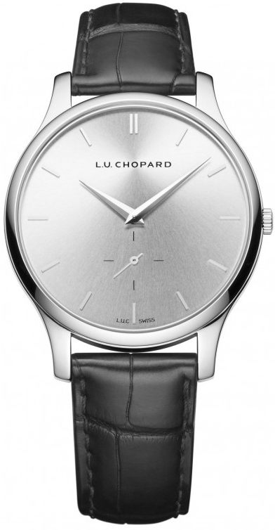 Chopard Luc Self winding Automatic Chronometer Silver Mens Watch 161920-1004 
