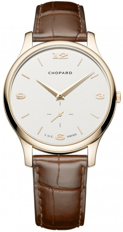 Chopard Luc Self winding Automatic Chronometer Silver Mens Watch 161920-5001 