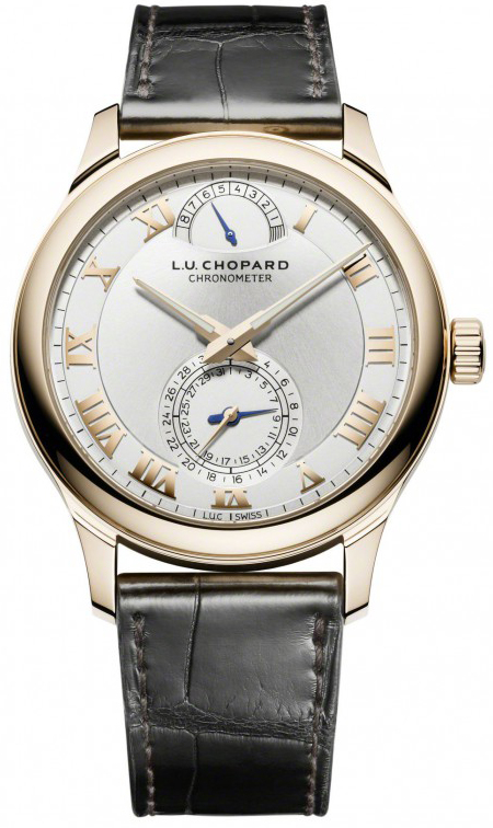 Chopard Luc Manual Winding Chronometer Silver Mens Watch 161926-5001 