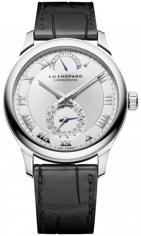 Chopard Luc Manual Winding Chronometer Silver Mens Watch 161926-1001 