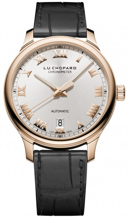 Chopard Luc Self winding Automatic Chronometer Silver Mens Watch 161937-5001 