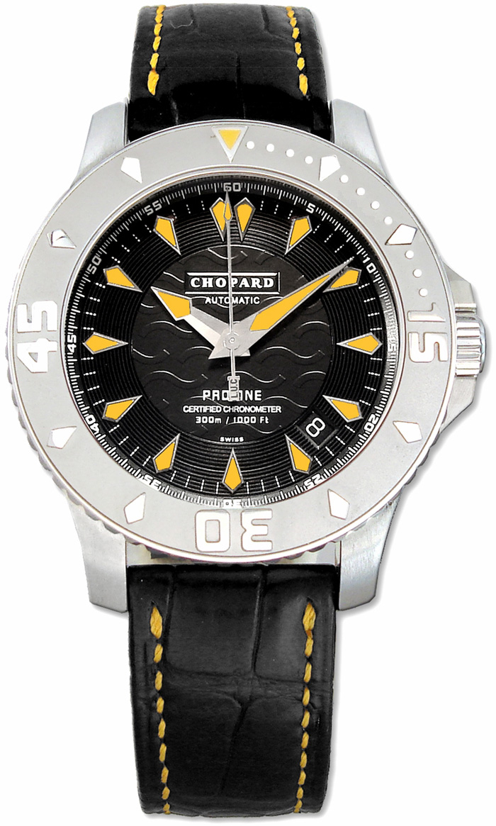 Chopard Luc Self winding Automatic Chronometer Black Mens Watch 168912-1 
