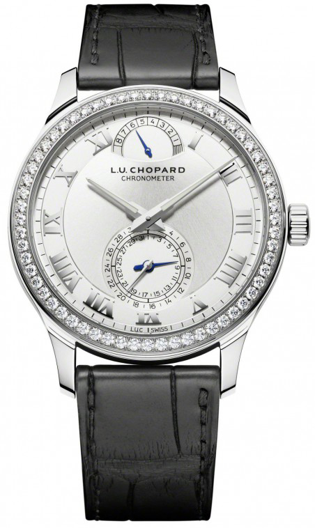 Chopard Luc Manual Winding Chronometer Silver Mens Watch 171926-1001 