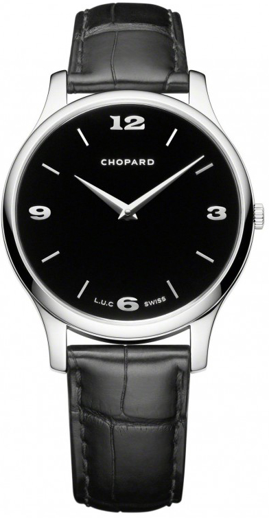 Chopard Luc Self winding Automatic Chronometer Black Mens Watch 161902-1001 