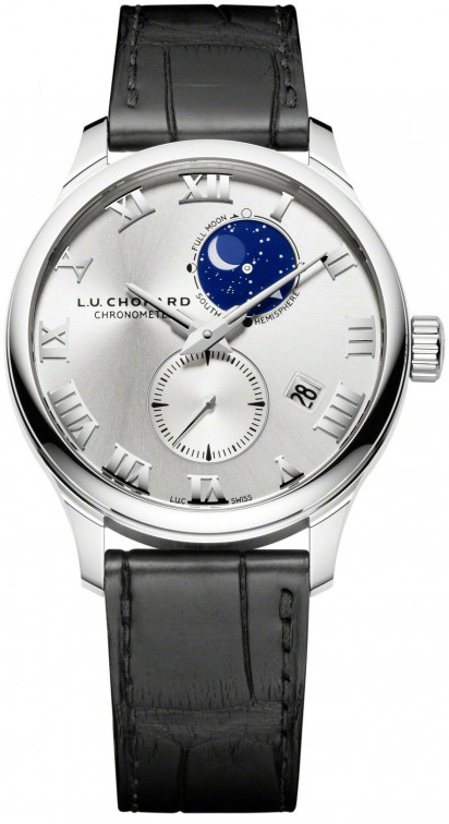 Chopard Luc Self winding Automatic Chronometer Silver Mens Watch 161934-1001 
