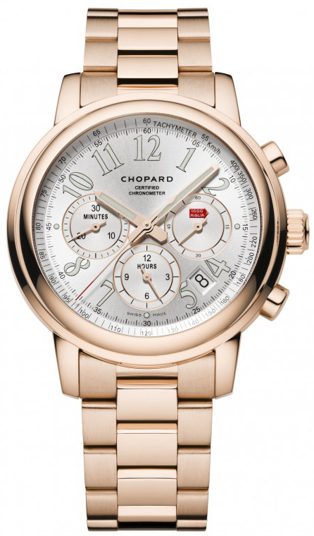 Chopard Mille Miglia Self winding Automatic Chronometer Silver Mens Watch 151274-5001 
