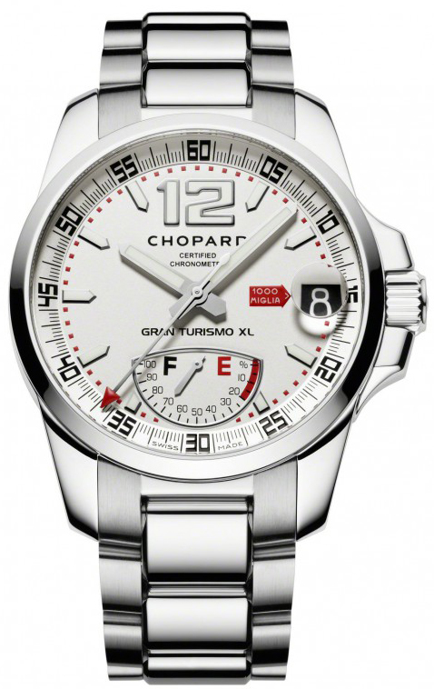 Chopard Mille Miglia Self winding Automatic Chronometer Silver Mens Watch 158457-3002 