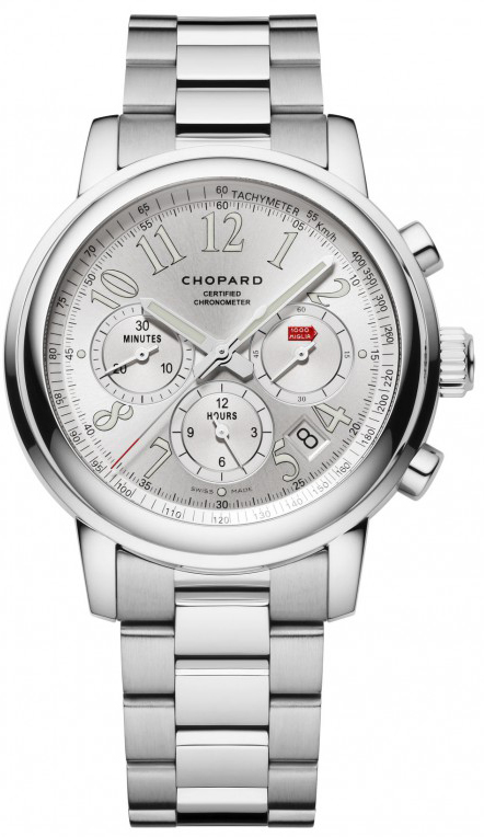 Chopard Mille Miglia Self winding Automatic Chronometer Silver Mens Watch 158511-3001 