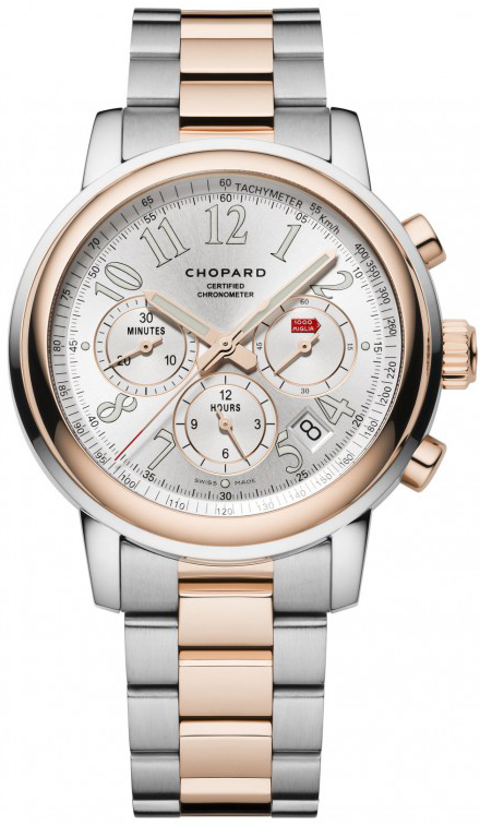 Chopard Mille Miglia Self winding Automatic Chronometer Silver Mens Watch 158511-6001 