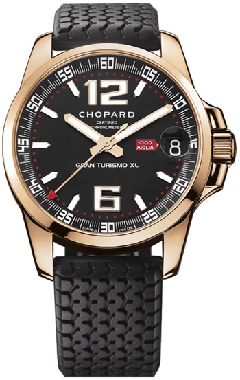 Chopard Mille Miglia Self winding Automatic Chronometer Black Mens Watch 161264-5001 
