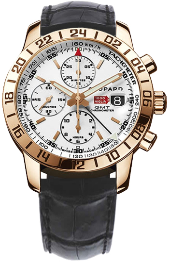 Chopard Mille Miglia Self winding Automatic Silver Mens Watch 161267-5001-L 