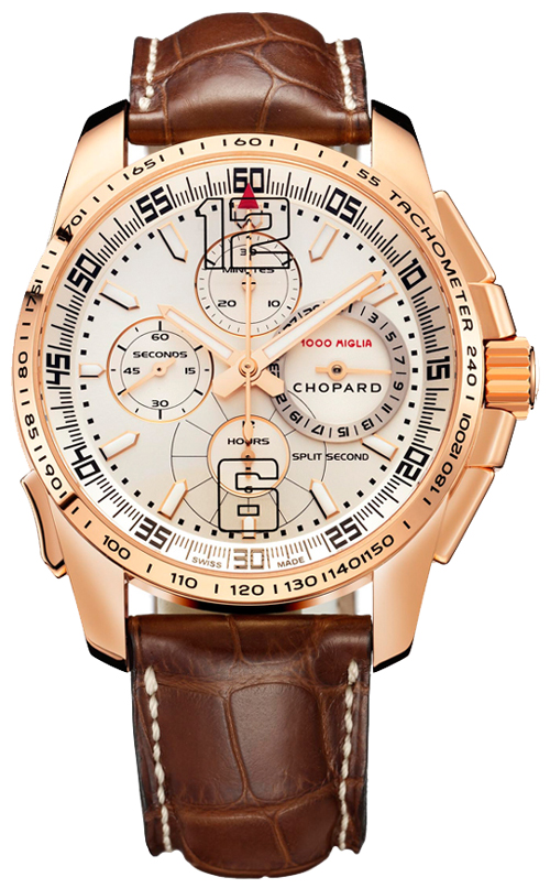 Chopard Mille Miglia Self winding Automatic Chronometer Silver Mens Watch 161280-5001 