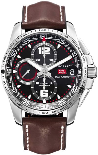 Chopard Mille Miglia Self winding Automatic Chronometer Black Mens Watch 168459-3001-BRNLD 