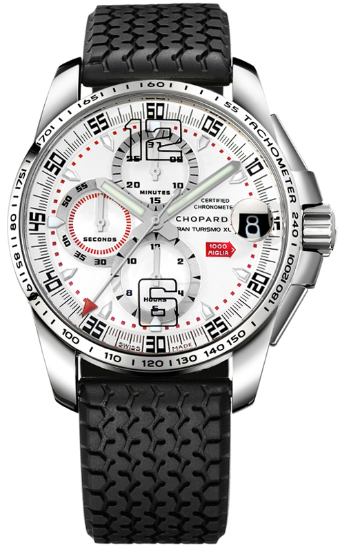 Chopard Mille Miglia Self winding Automatic Chronometer White Mens Watch 168459-3009 