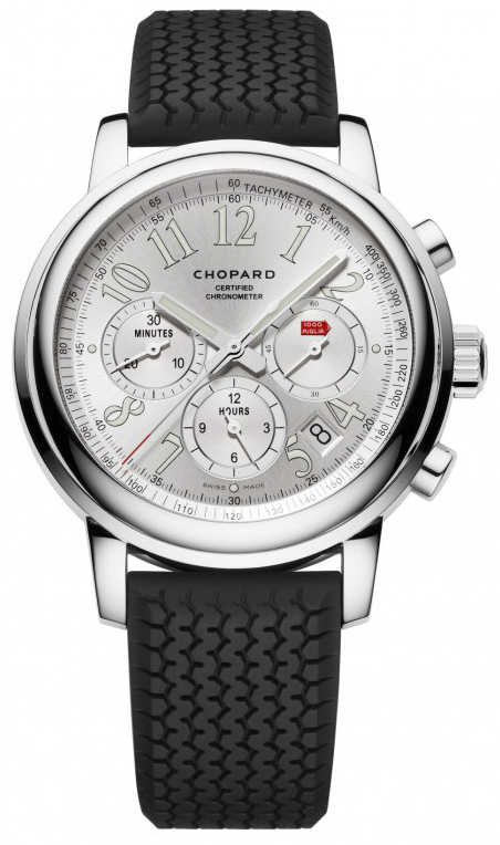 Chopard Mille Miglia Self winding Automatic Chronometer Silver Mens Watch 168511-3015 
