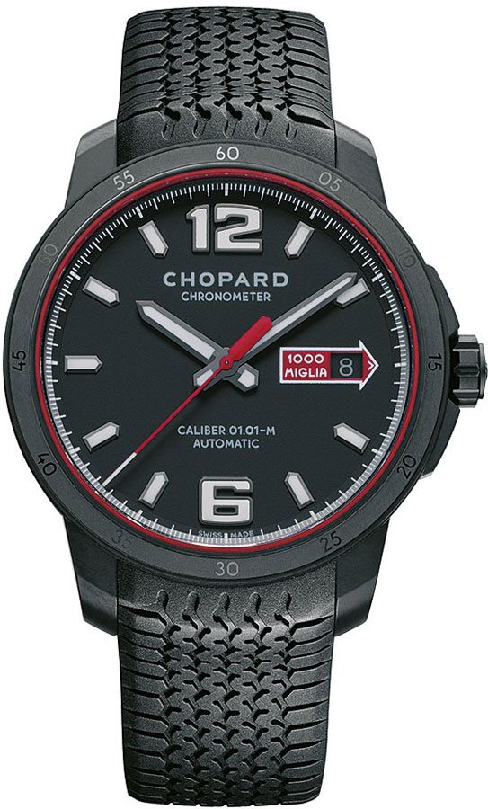 Chopard Mille Miglia Self winding Automatic Chronometer Black Mens Watch 168565-3002 