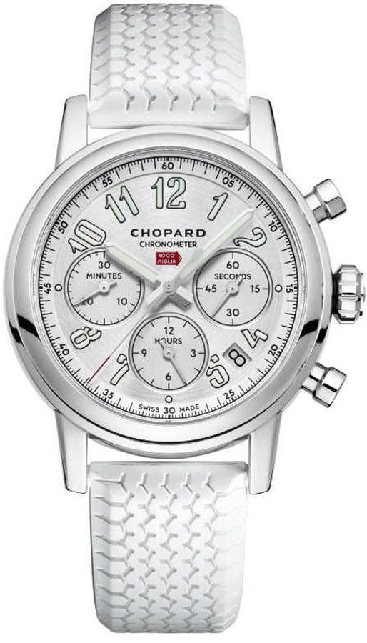 Chopard Mille Miglia Self winding Automatic Chronometer Silver Mens Watch 168588-3001 