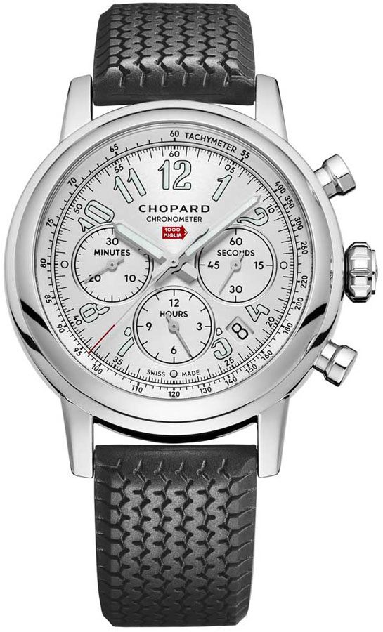 Chopard Mille Miglia Self winding Automatic Chronometer Silver Mens Watch 168589-3001 