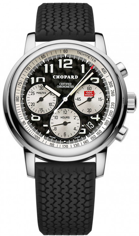 Chopard Mille Miglia Self winding Automatic Chronometer Carbon Fiber Mens Watch 168915-100 