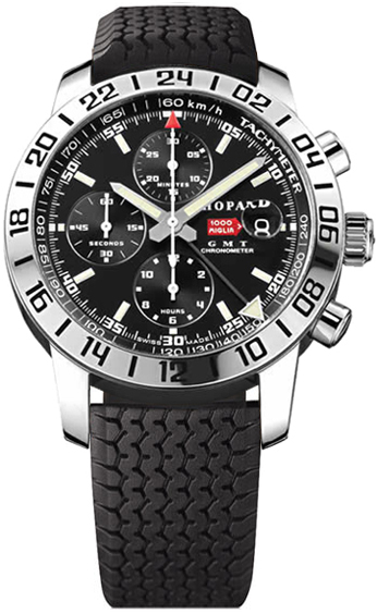 Chopard Mille Miglia Self winding Automatic Chronometer Black Mens Watch 168992-3001-BLKRD 