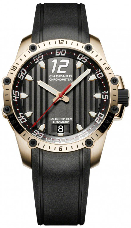 Chopard Classic Racing Self winding Automatic Chronometer Black Mens Watch 161290-5001 