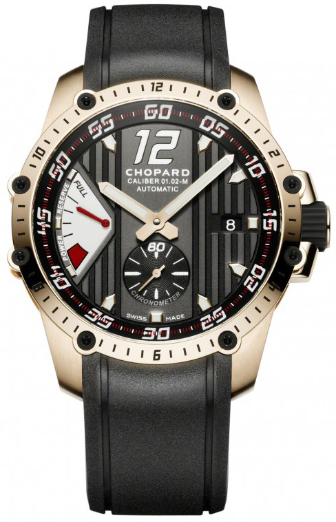 Chopard Classic Racing Self winding Automatic Chronometer Black Mens Watch 161291-5001 