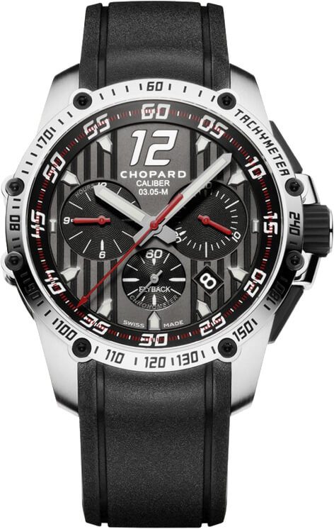 Chopard Classic Racing Self winding Automatic Chronometer Black Mens Watch 168535-3001 