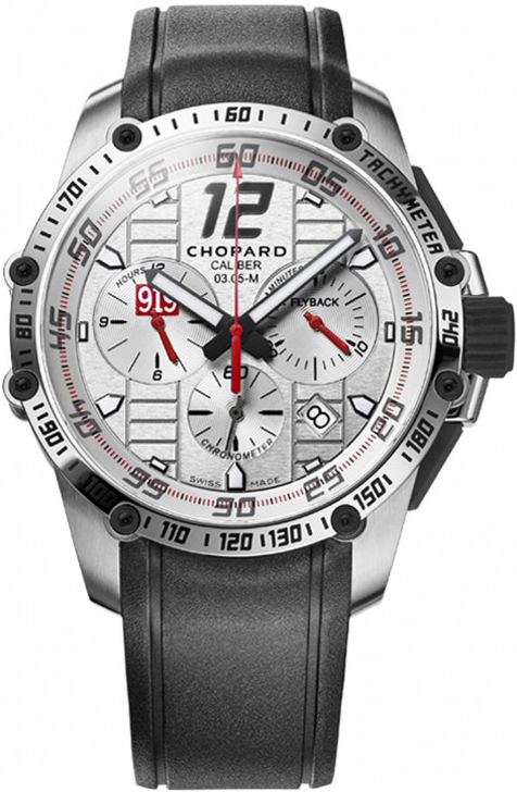 Chopard Classic Racing Self winding Automatic Silver Mens Watch 168535-3002 