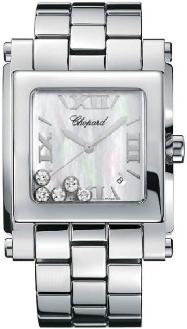 Chopard Happy Diamonds Battery Operated Quartz Pearl White Ladies Watch 288467-3003 
