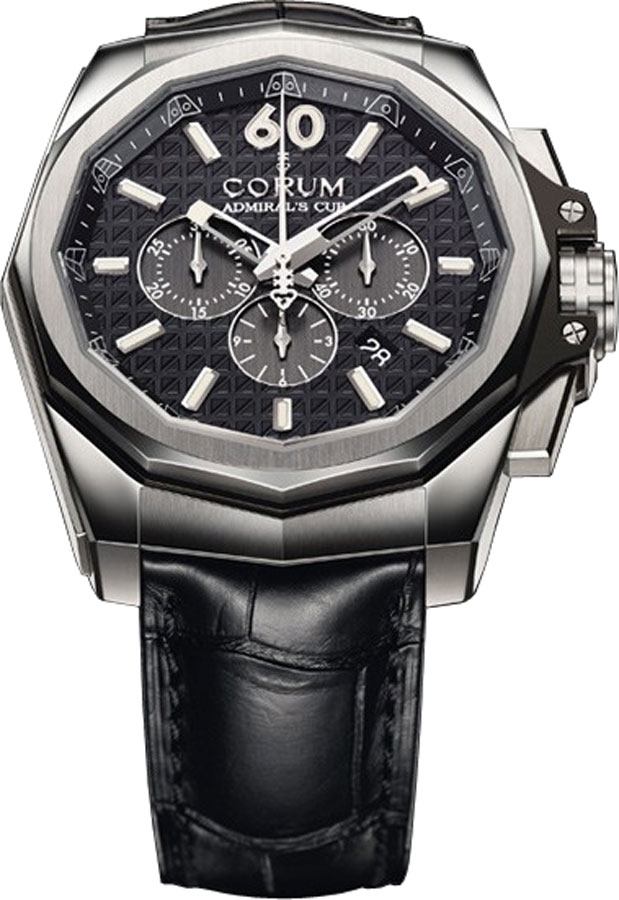 Corum Admiral Self winding Automatic Black Mens Watch 13220104-0F01-AN10 