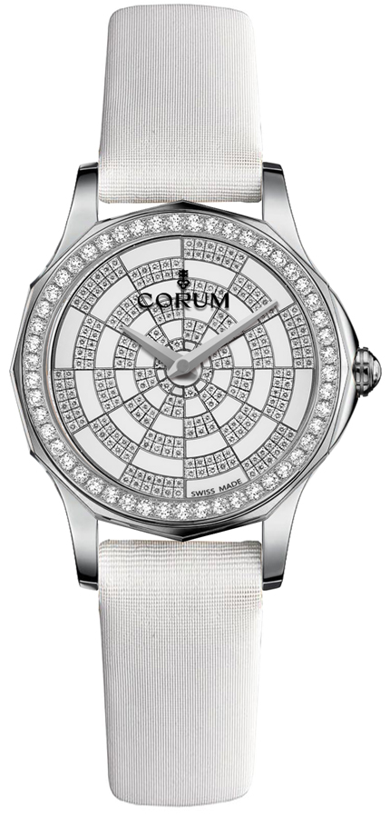 Corum Admiral Self winding Automatic Silver Ladies Watch 02010147-0009-PK11 