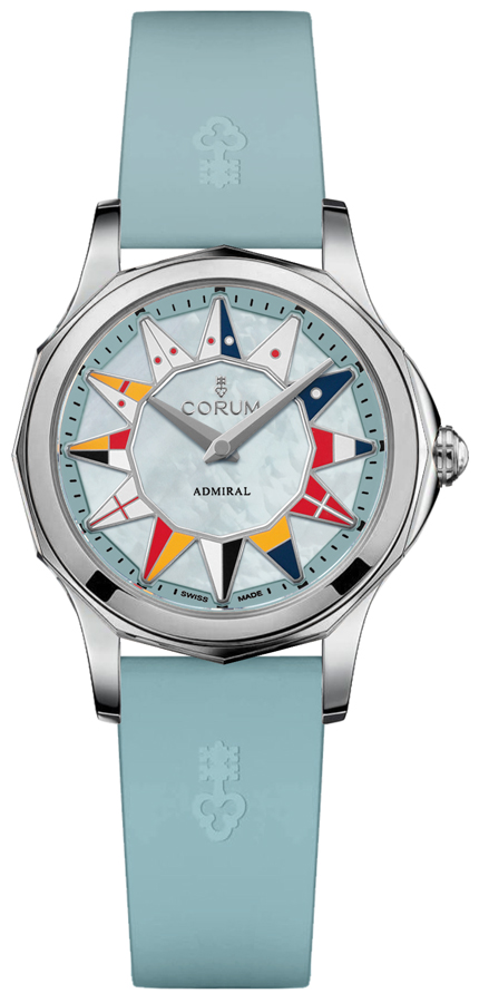 Corum Admiral Self winding Automatic Blue Ladies Watch 40010020-0381-BC12 