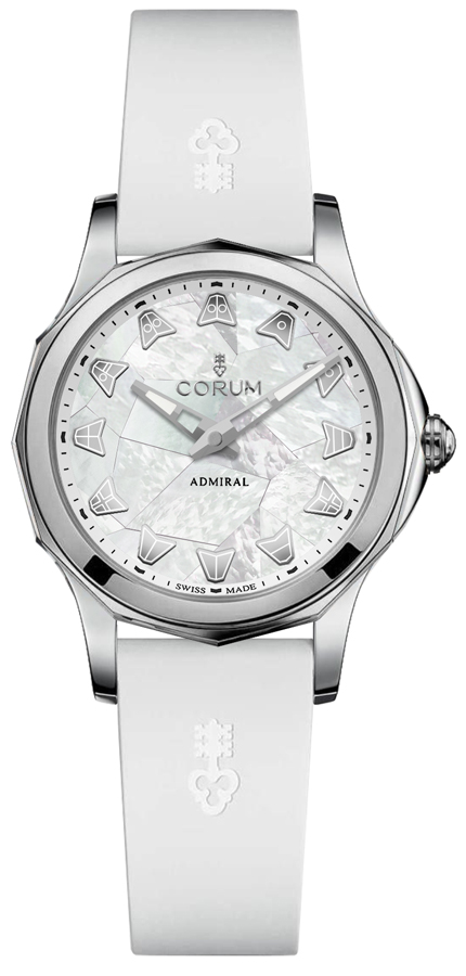 Corum Admiral Self winding Automatic White Ladies Watch 40010020-0379-MN02 
