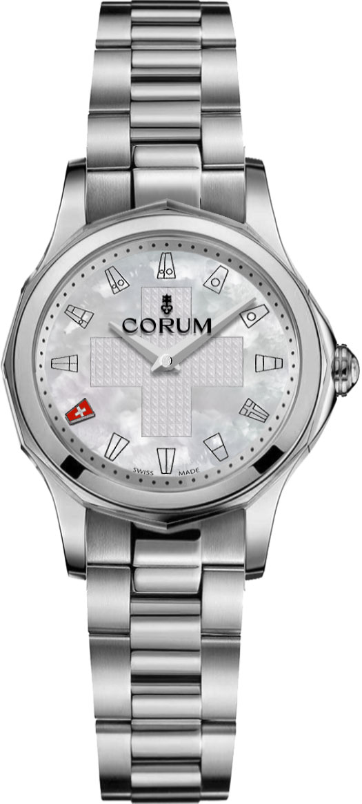 Corum Admiral Self winding Automatic White Ladies Watch 40010120-V200-PN01 
