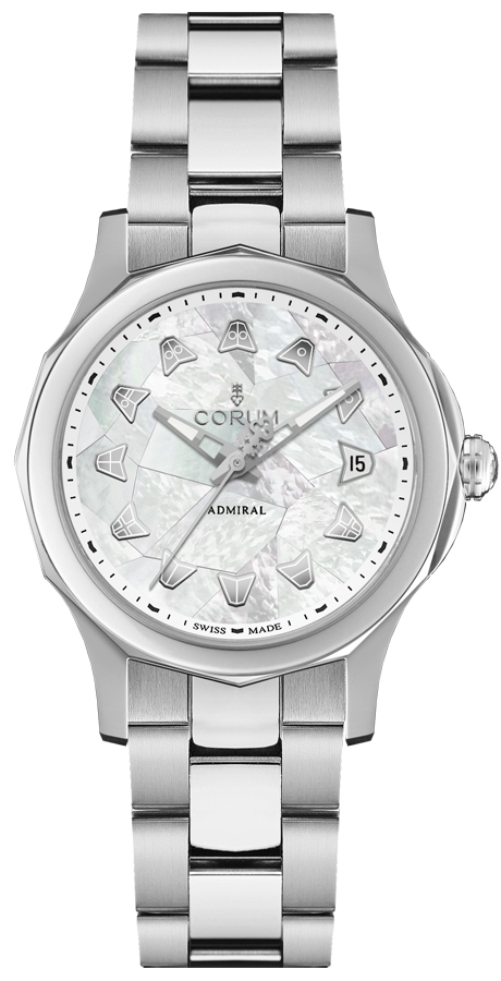 Corum Admiral Self winding Automatic White Ladies Watch 08220020-V200-MN02 