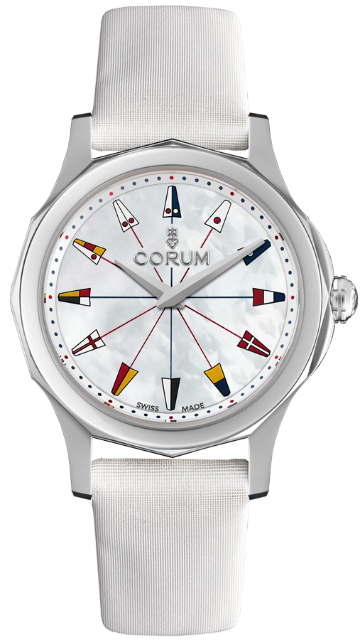 Corum Admiral Battery Operated Quartz White Unisex Watch 02020120-0049-PN22 