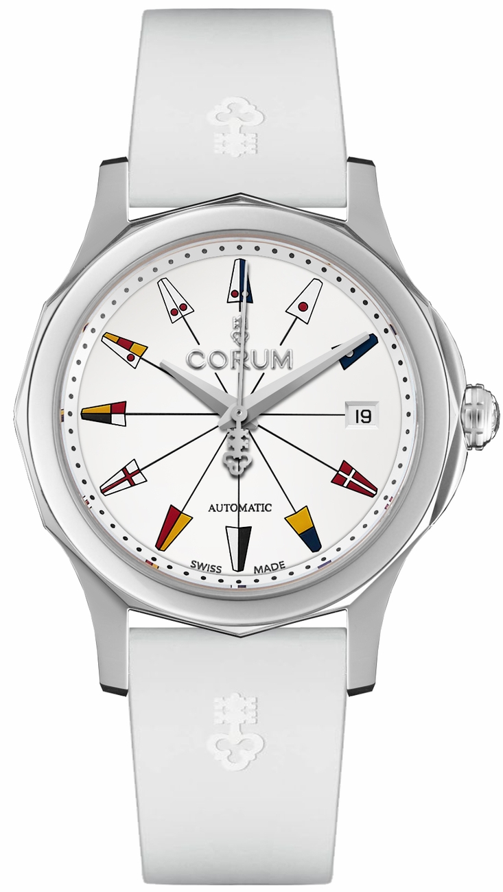 Corum Admiral Self winding Automatic White Watch 08220020-0379-AA12 