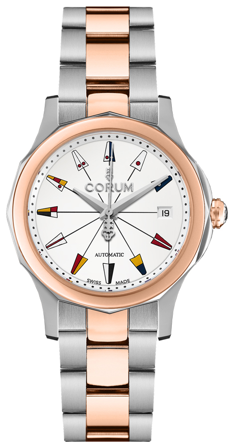 Corum Admiral Self winding Automatic White Unisex Watch 08220024-V200-AA14 