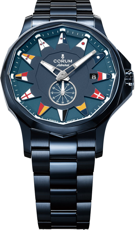 Corum Admiral Self winding Automatic Blue Mens Watch 39510398-V733-AB50 